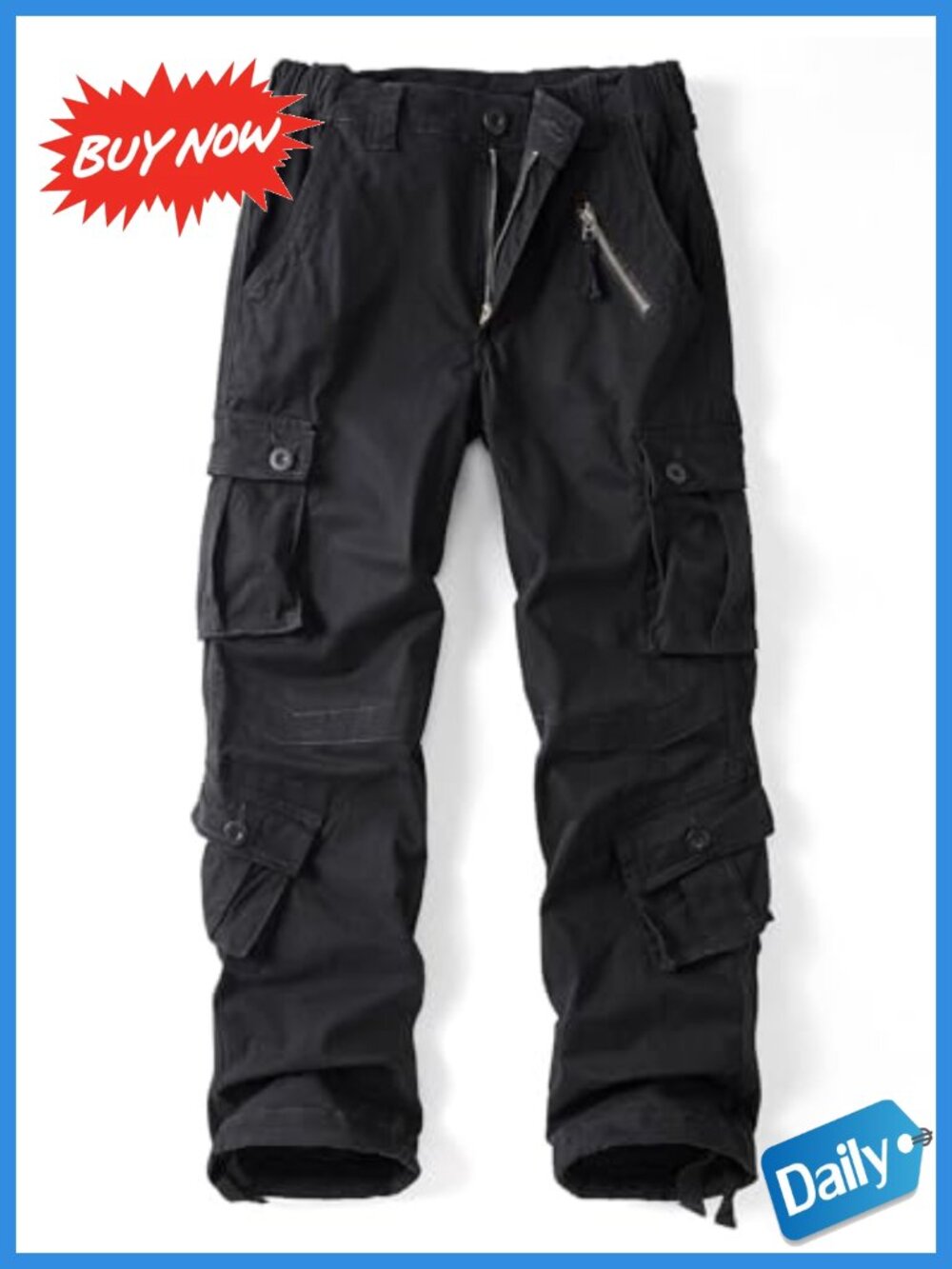 Womens Camo Cargo Pants Cotton Stretch 9 Pockets Hiking Outdoor Trousers